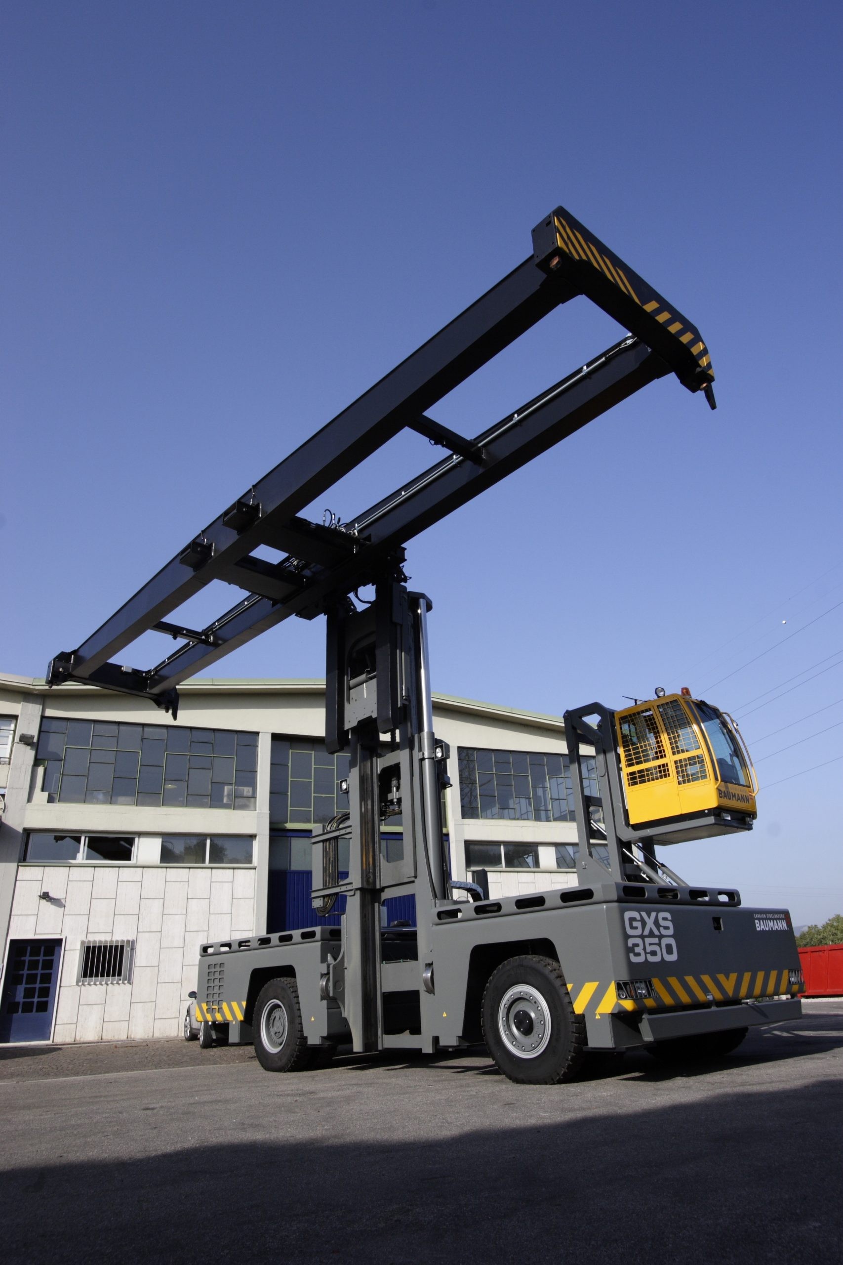 Stivuitor Baumann, Diesel, cu furci laterale, GXS – GS,15 – 50t
